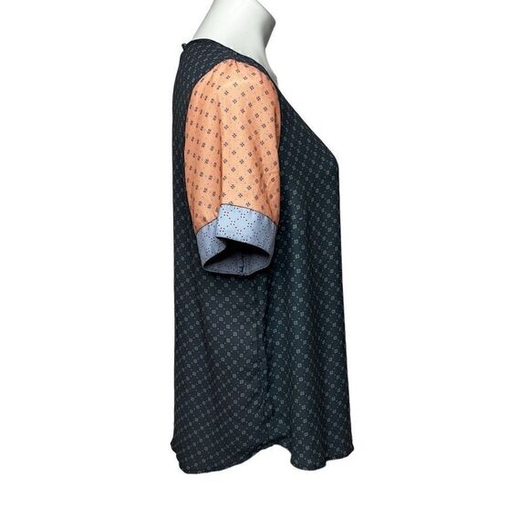 ModCloth mixed fresh daily short sleeve top size XL - Picture 5 of 13